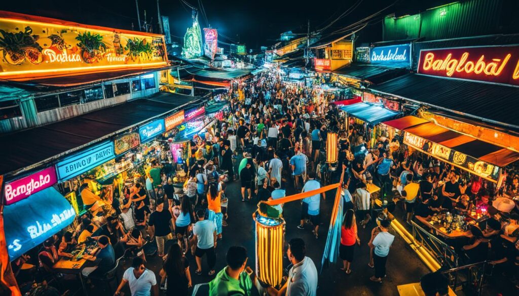 Bangla Road bustling with Phuket nightlife