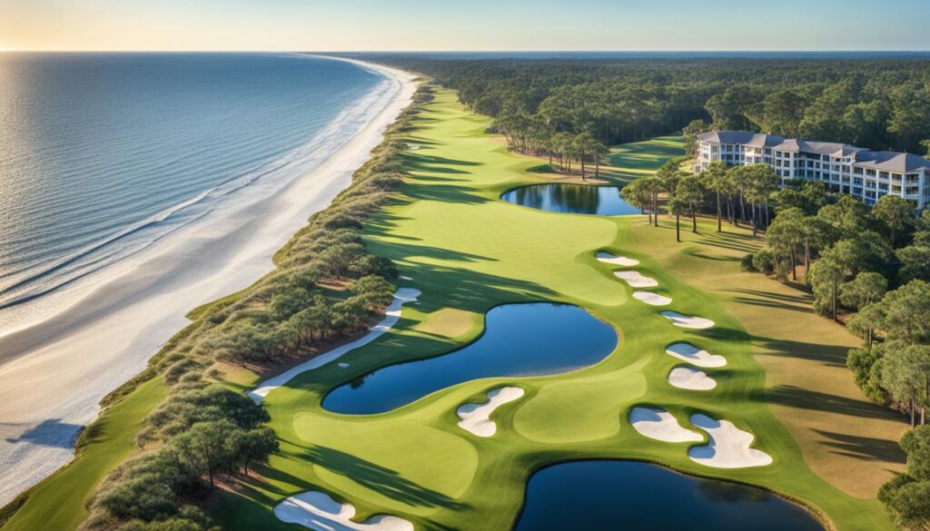 Breathtaking view of Sea Pines Golf Course