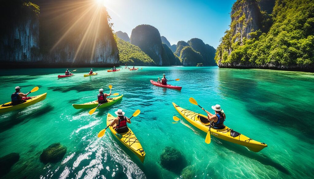 Budget-friendly kayaking in Phi Phi Islands