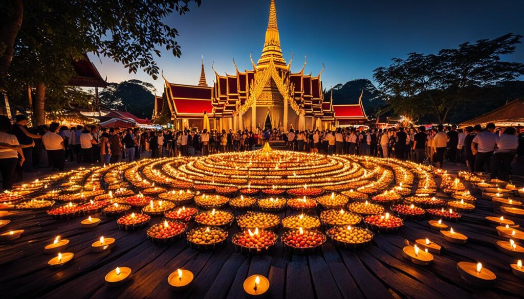 Candle Festival in Thailand
