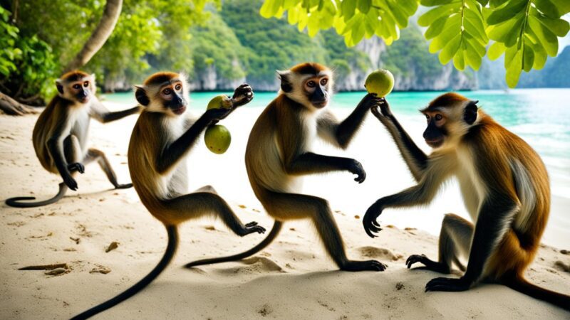 Monkey Beach in Phi Phi Islands