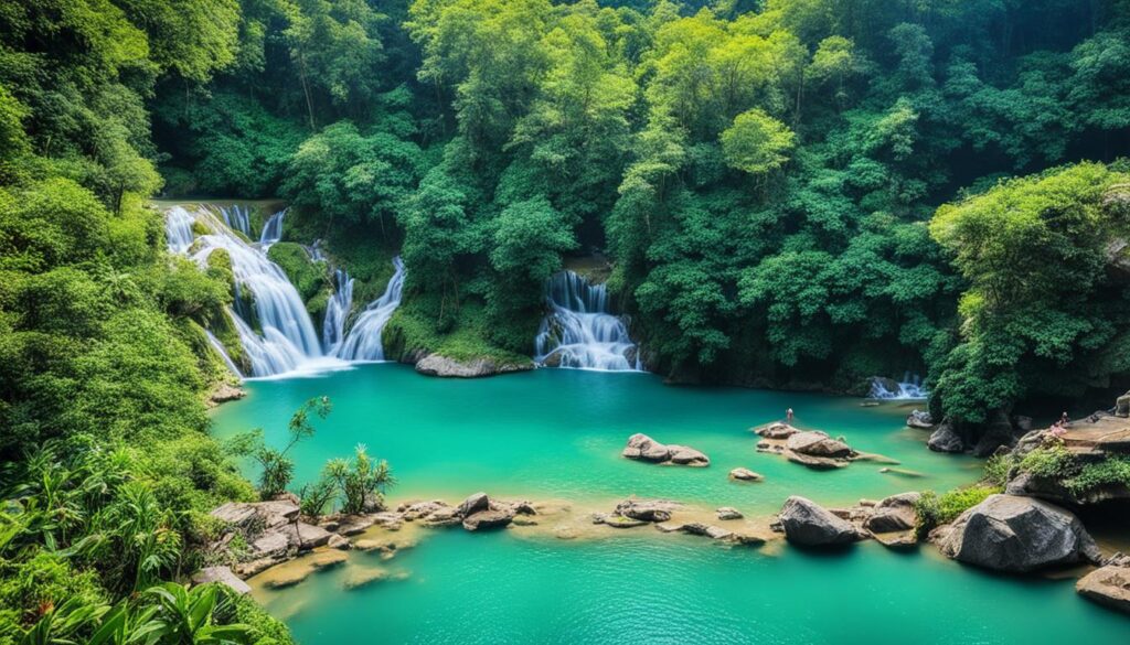 Natural Pools at Chiang Rai Waterfalls