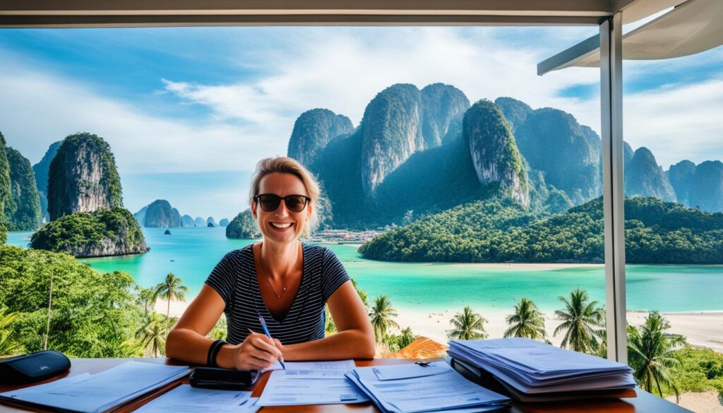 Process for obtaining work visa as a remote worker in Thailand