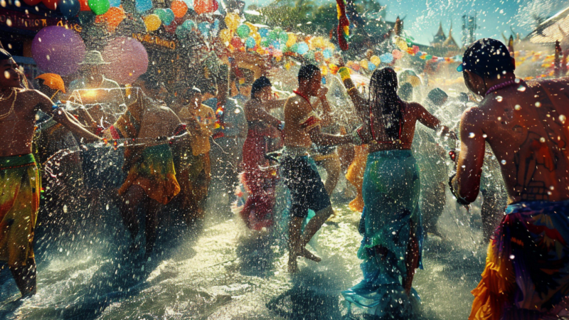 Thailand Songkran Festival 2024