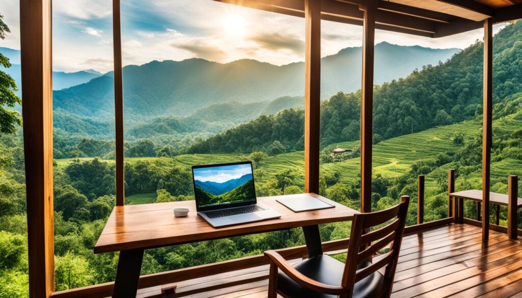 remote workers' paradise in Chiang Mai