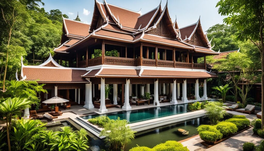 traditional Lanna design at luxury retreat in Chiang Mai