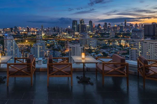 Belga Rooftop Bar in Bangkok