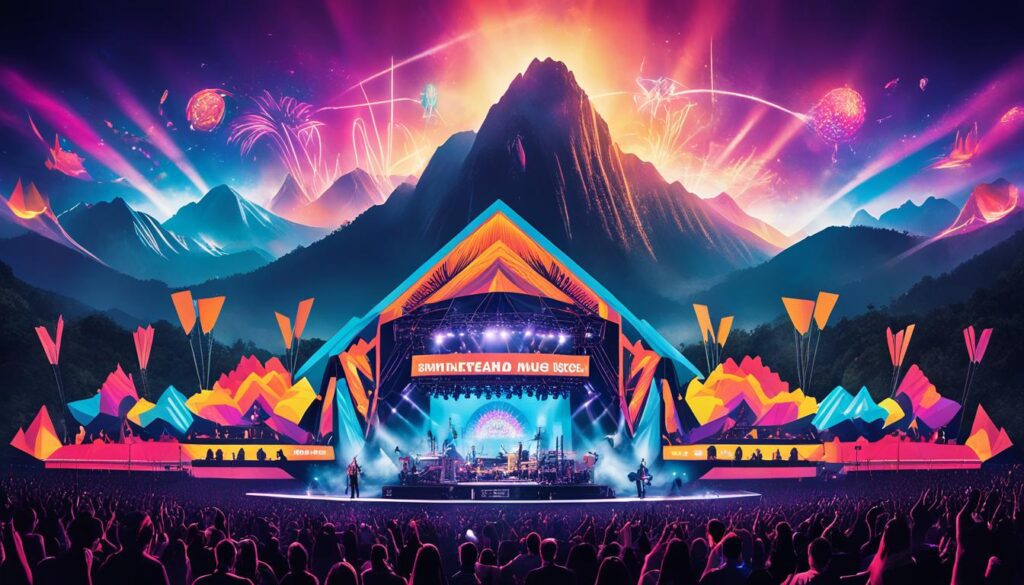 Big Mountain Music Fest 2024 stage