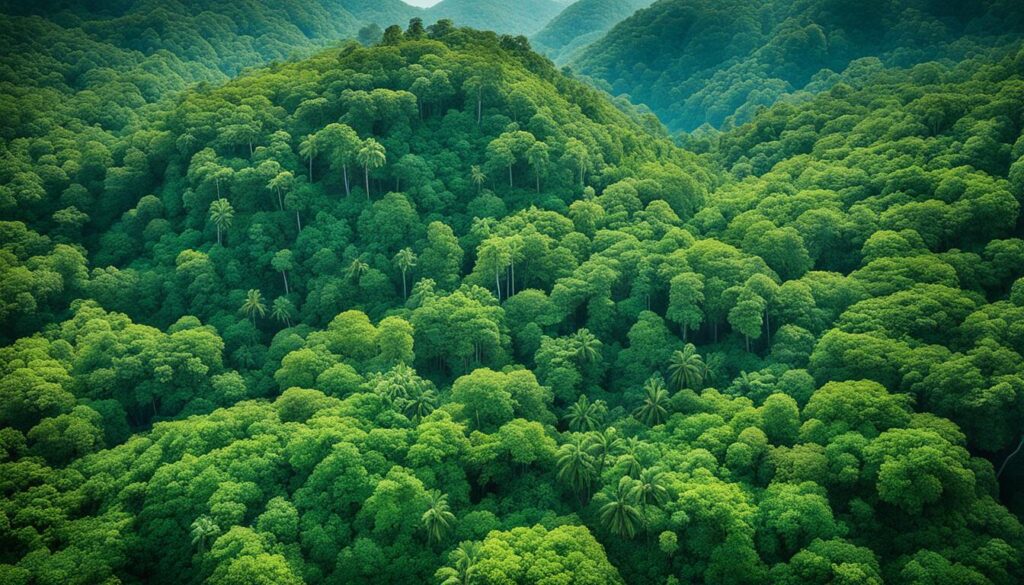 Koh Chang National Park's dense forest